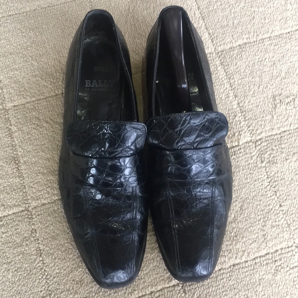 bally alligator shoes
